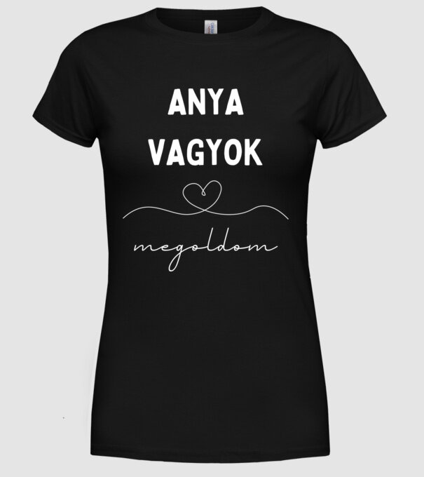  minta fekete pólón