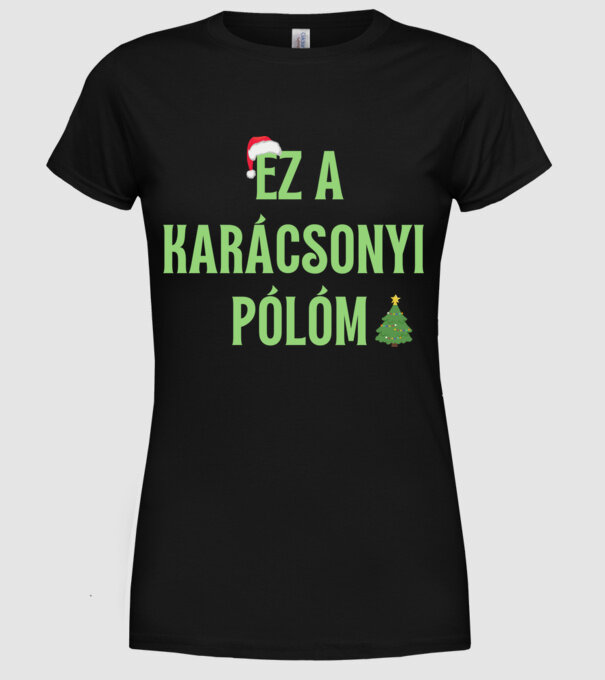  minta fekete pólón