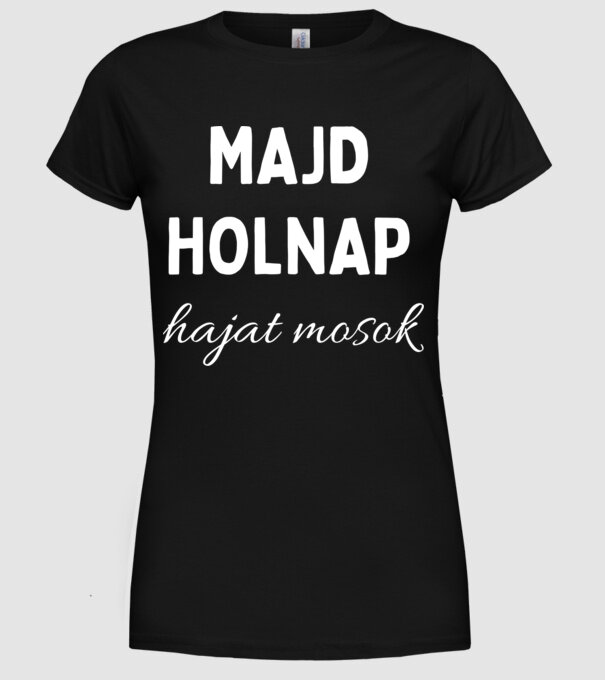  minta fekete pólón