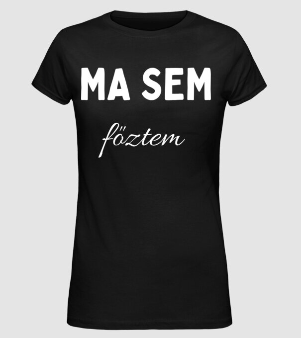  minta fekete pólón