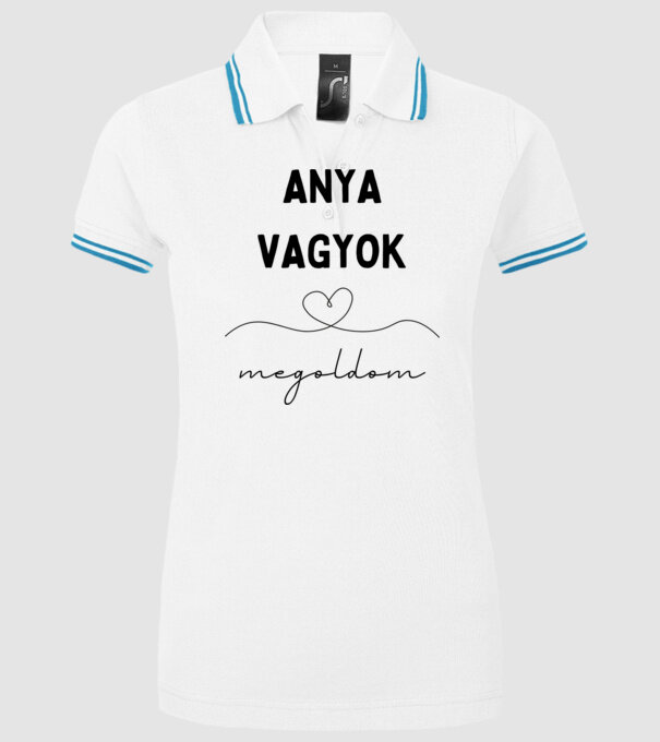  minta fehér pólón