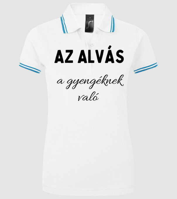  minta fehér pólón