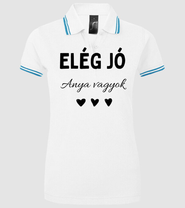  minta fehér pólón