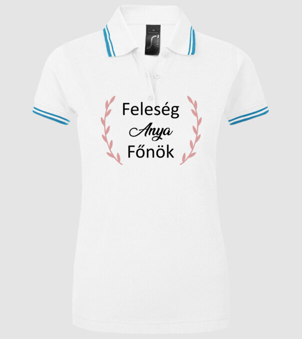  minta fehér pólón