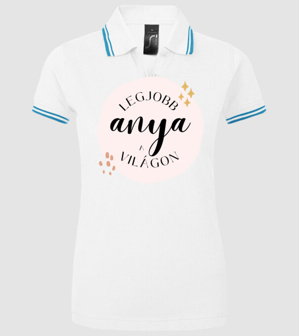 minta fehér pólón