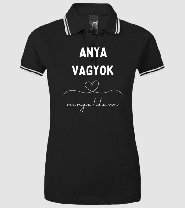  minta fekete pólón
