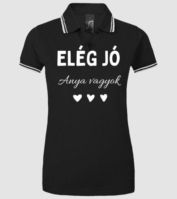  minta fekete pólón