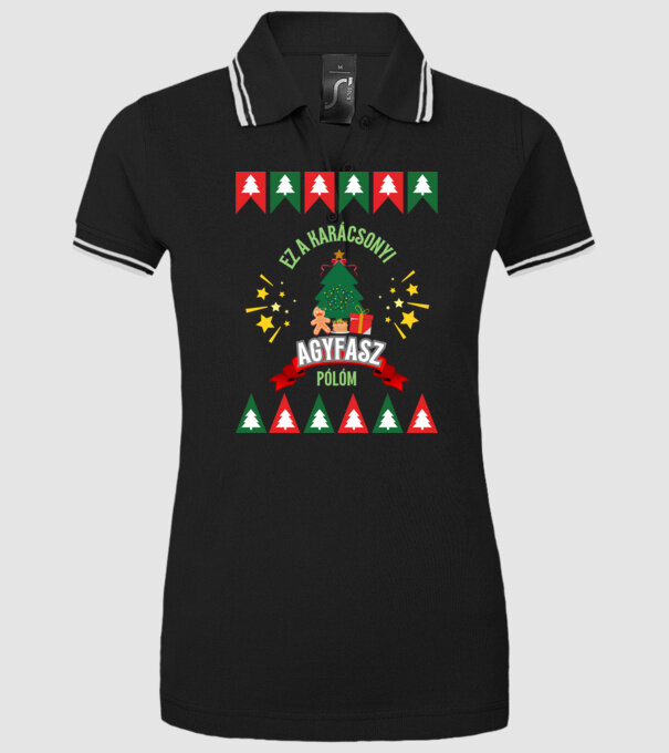  minta fekete pólón