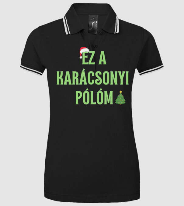  minta fekete pólón