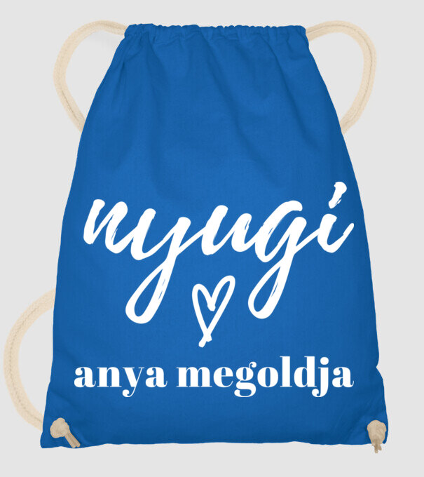  minta királykék pólón
