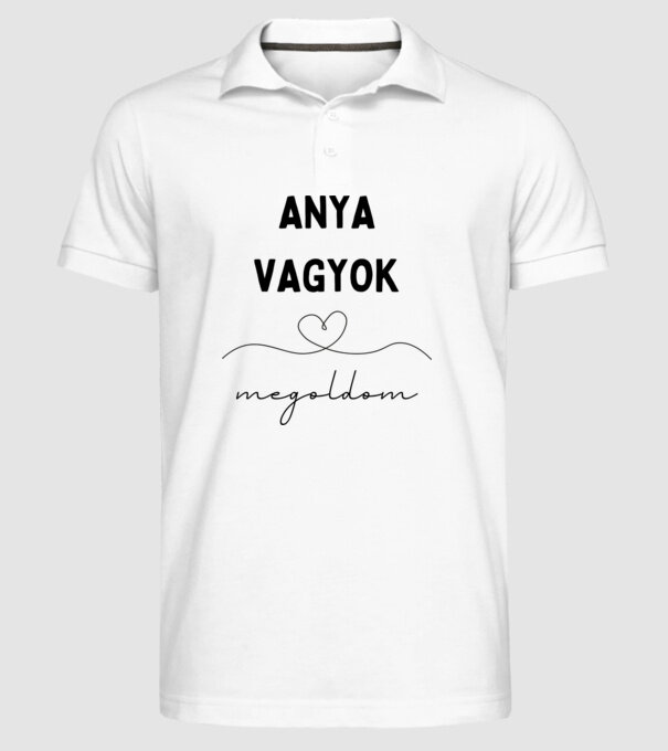  minta fehér pólón
