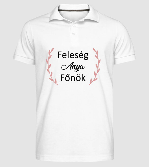  minta fehér pólón