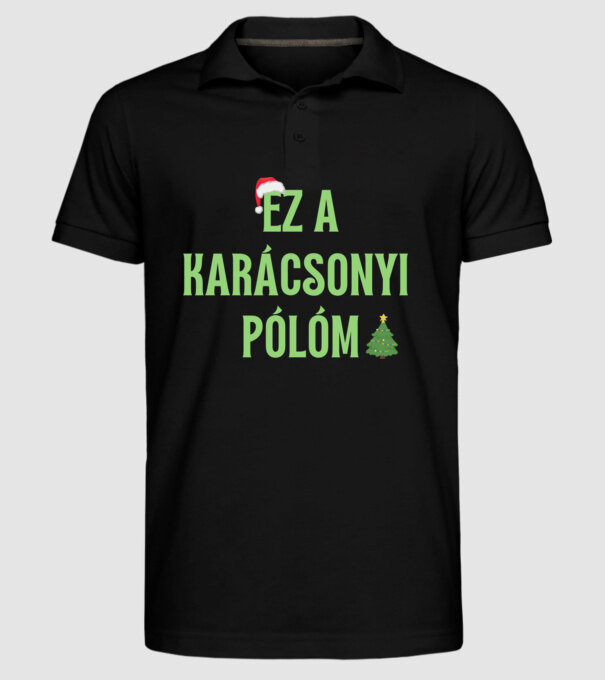  minta fekete pólón