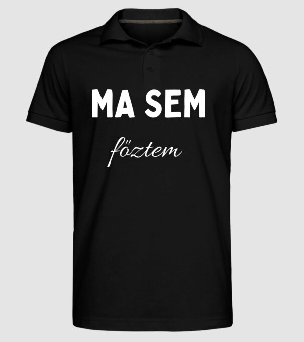  minta fekete pólón