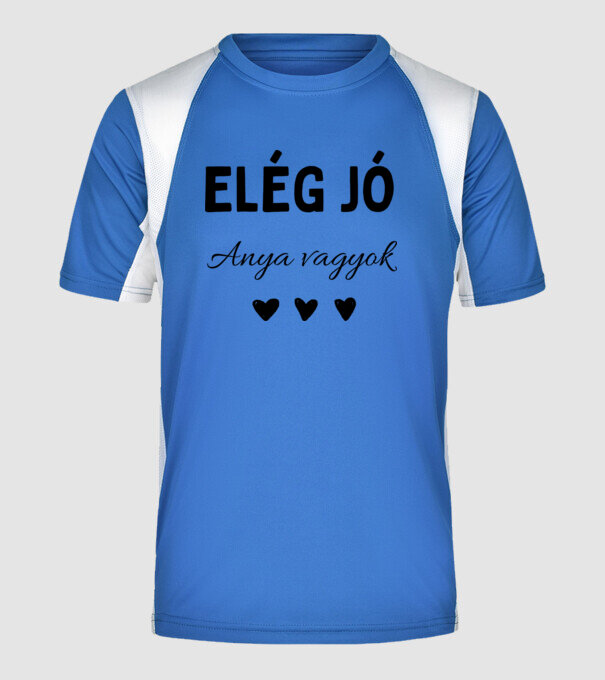  minta királykék pólón